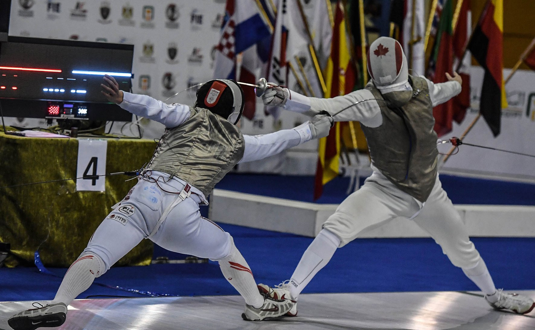 Canada's Maximilien van Haaster is set to meet top seed Race Imboden of the United States in the last-64 of the FIE Men’s Foil World Cup in Cairo ©Augusto Bizzi/FIE/Facebook
