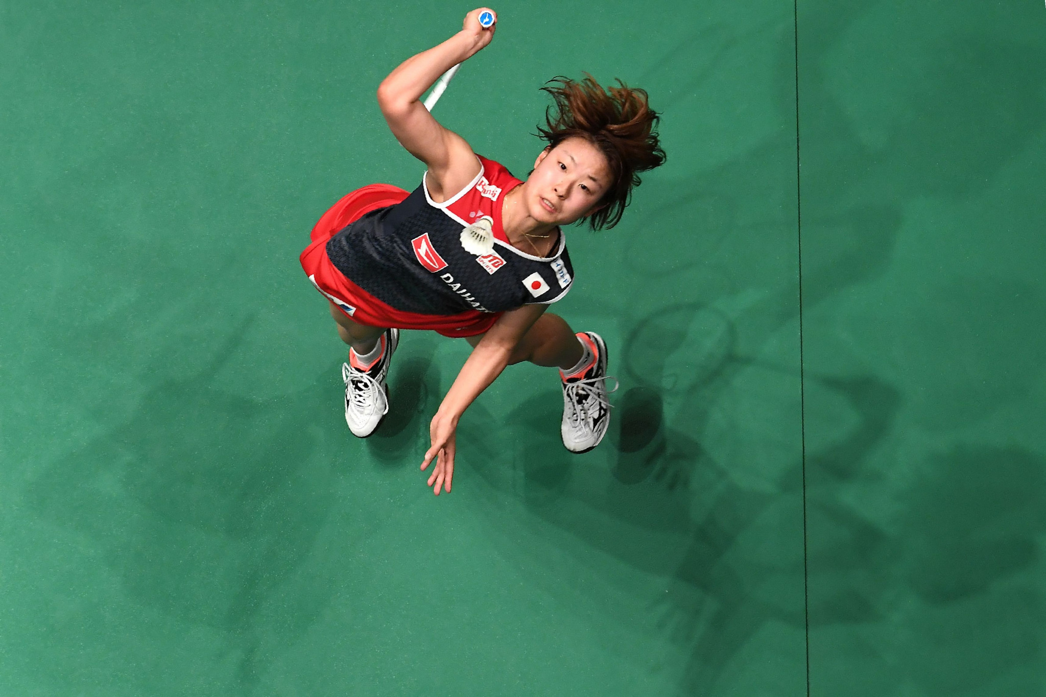Japan's Nozomi Okuhara remains on course for success in the women's singles event ©Getty Images