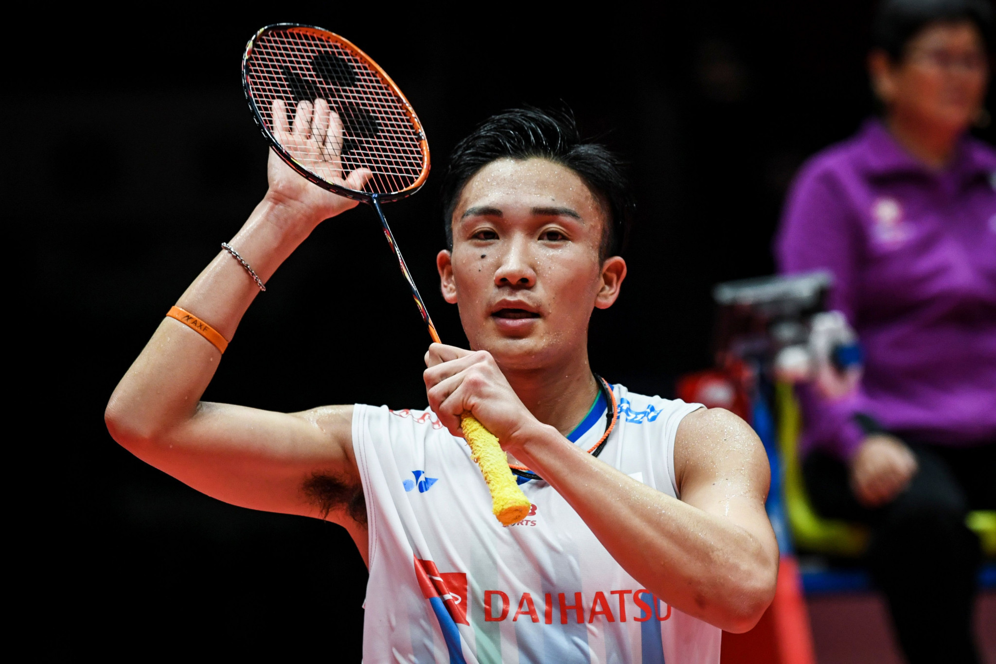 Top seed Kento Momota is through to the men's singles semi-finals at the BWF German Open ©Getty Images