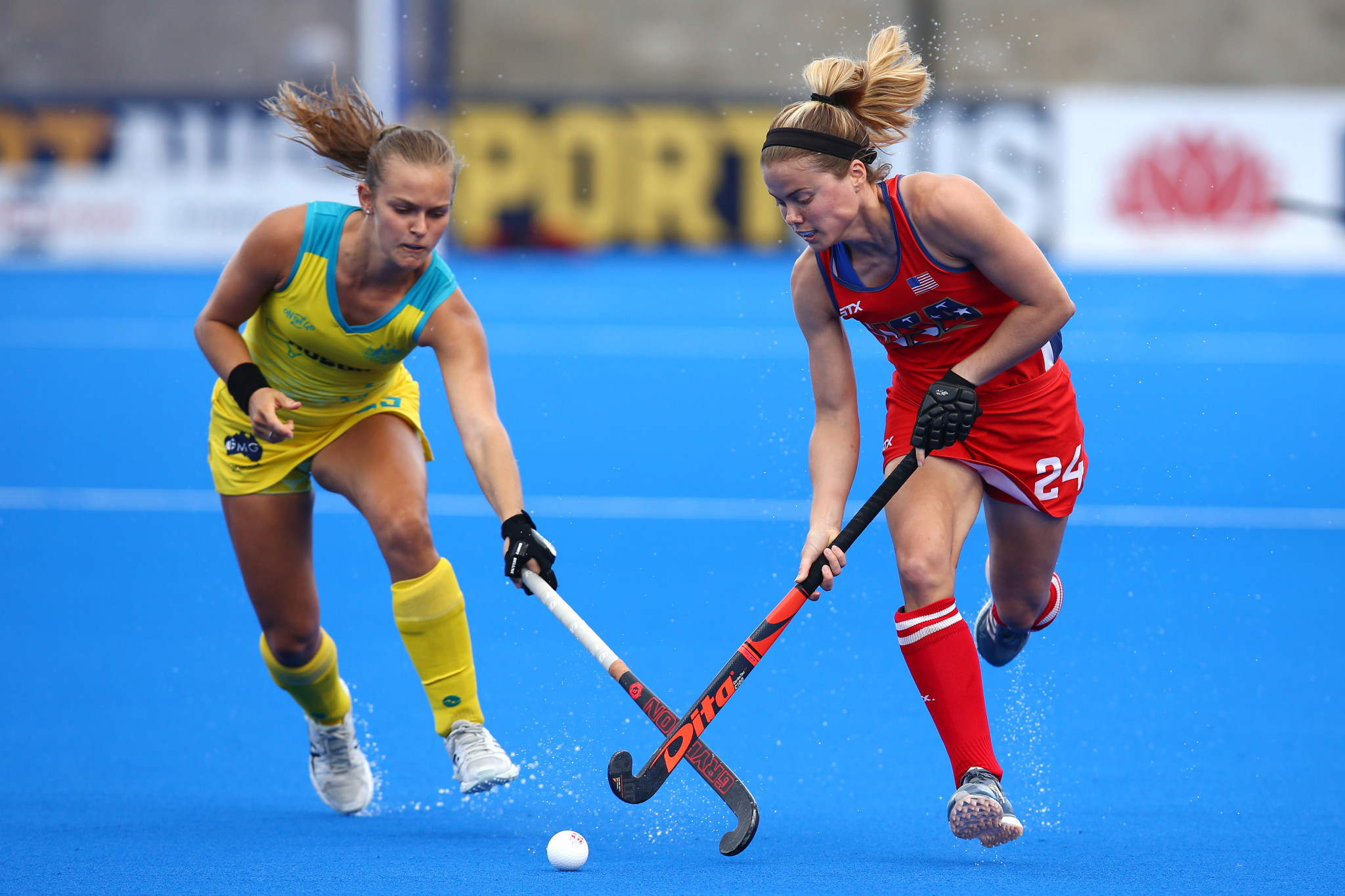 Australia's women beat the United States thanks to two goals in the last quarter of the FIH Pro League in Sydney ©Getty Images