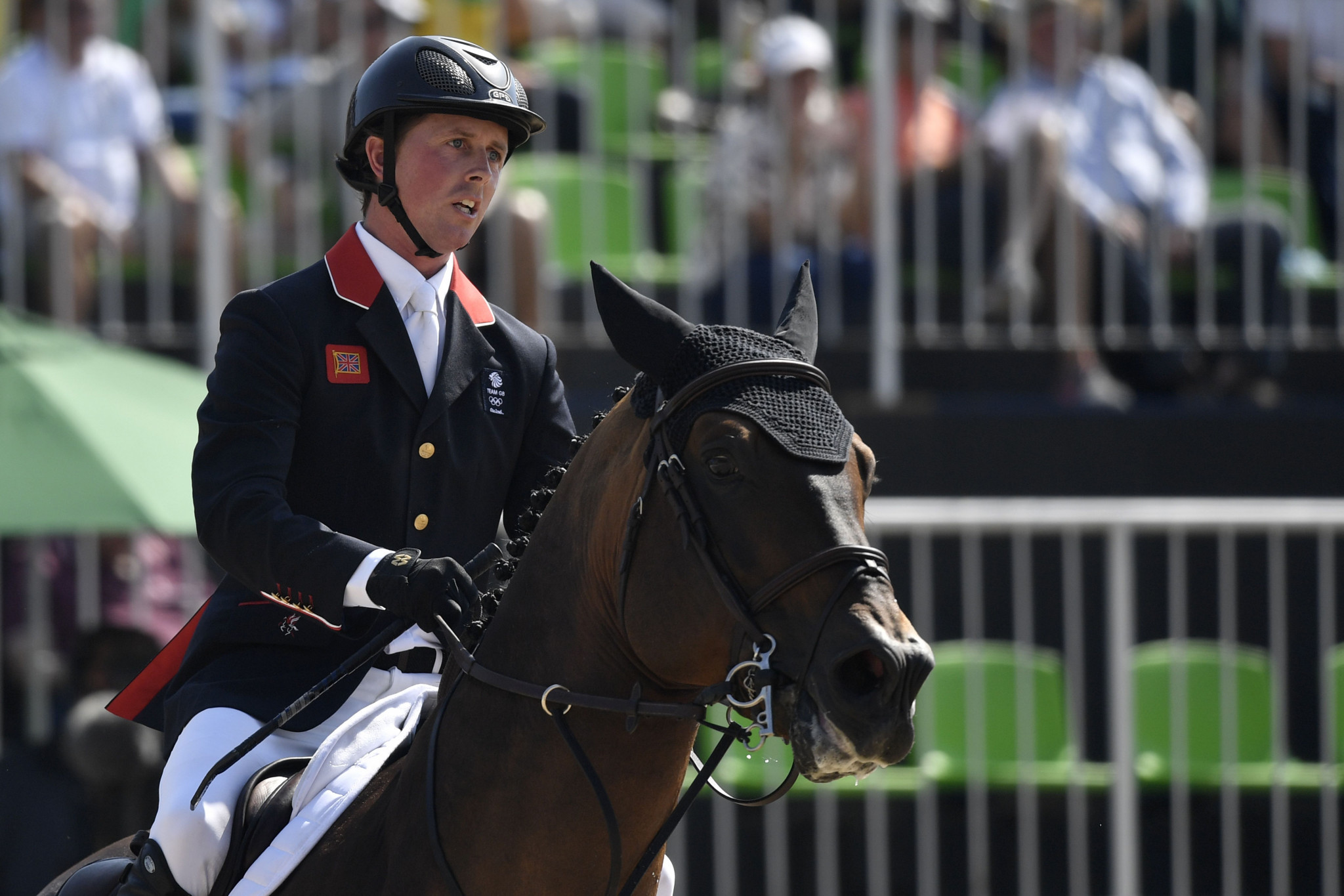 Great Britain's Ben Maher had to settle for second place ©Getty Images