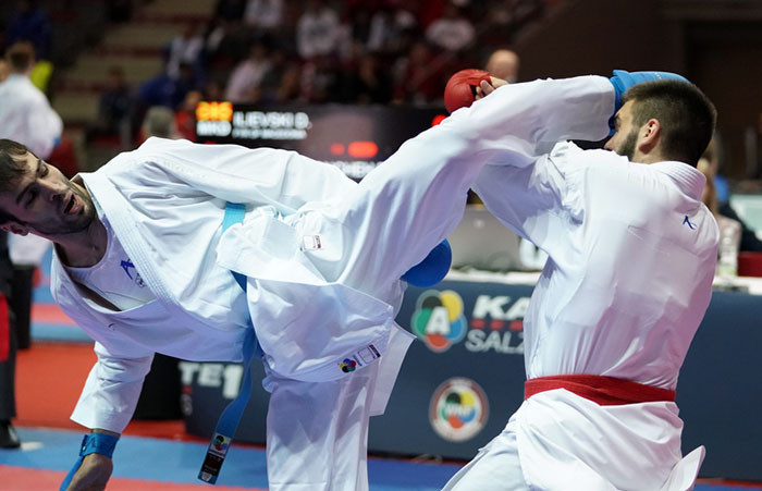 Aktas eases into men's under-84kg final at Karate 1-Series A in Salzburg