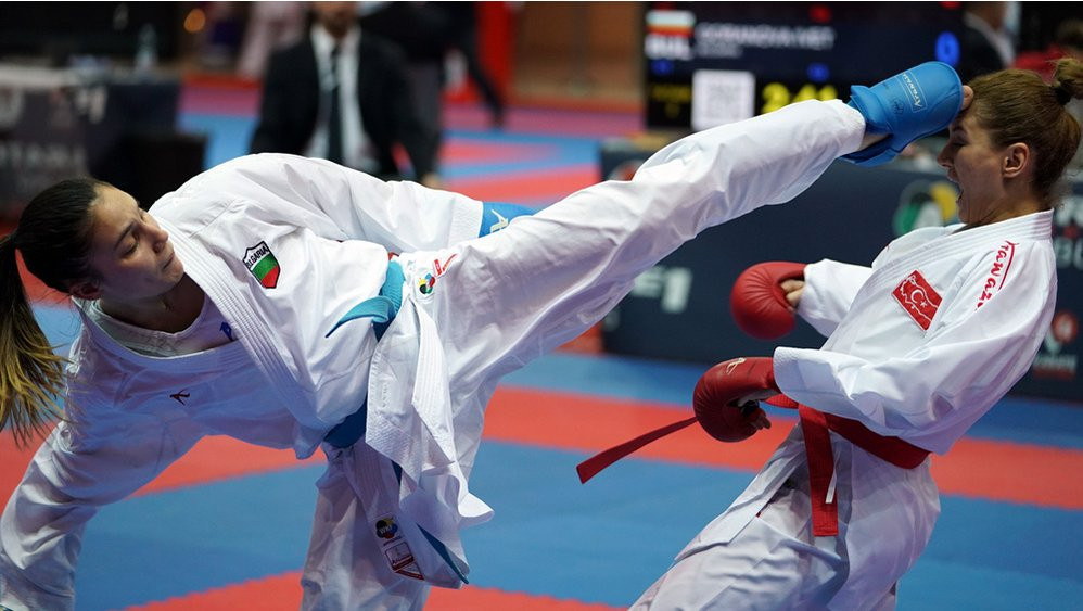 Action in the kumite divisions took centre stage in Salzburg today ©WKF