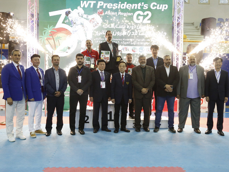 Hosts Iran finished top of the men's and women's junior medal standings at the World Taekwondo President's Cup for Asia region on Kish Island ©IRITF