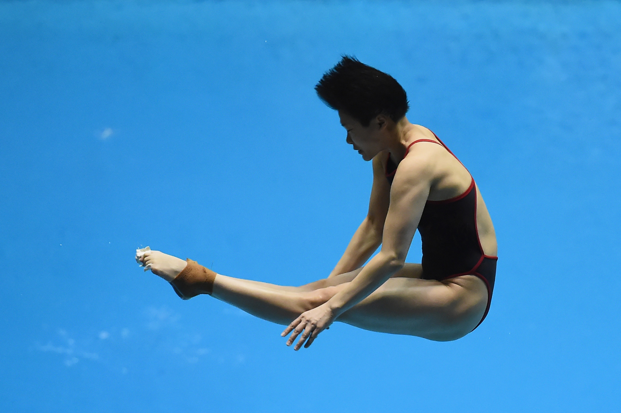 Tingmao Shi won the women's 3m title at Sagamihara Green Pool ©Getty Images