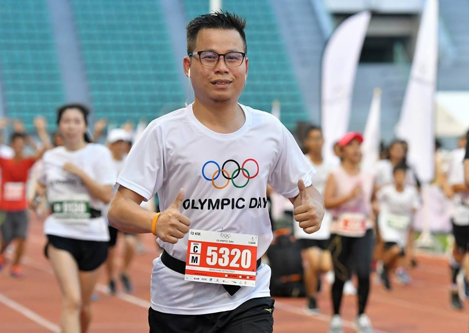 Olympic Day is celebrated around the world, including in Thailand, on or around June 23 to mark the formal establishment of the International Olympic Committee by Pierre de Coubertin ©NOCT