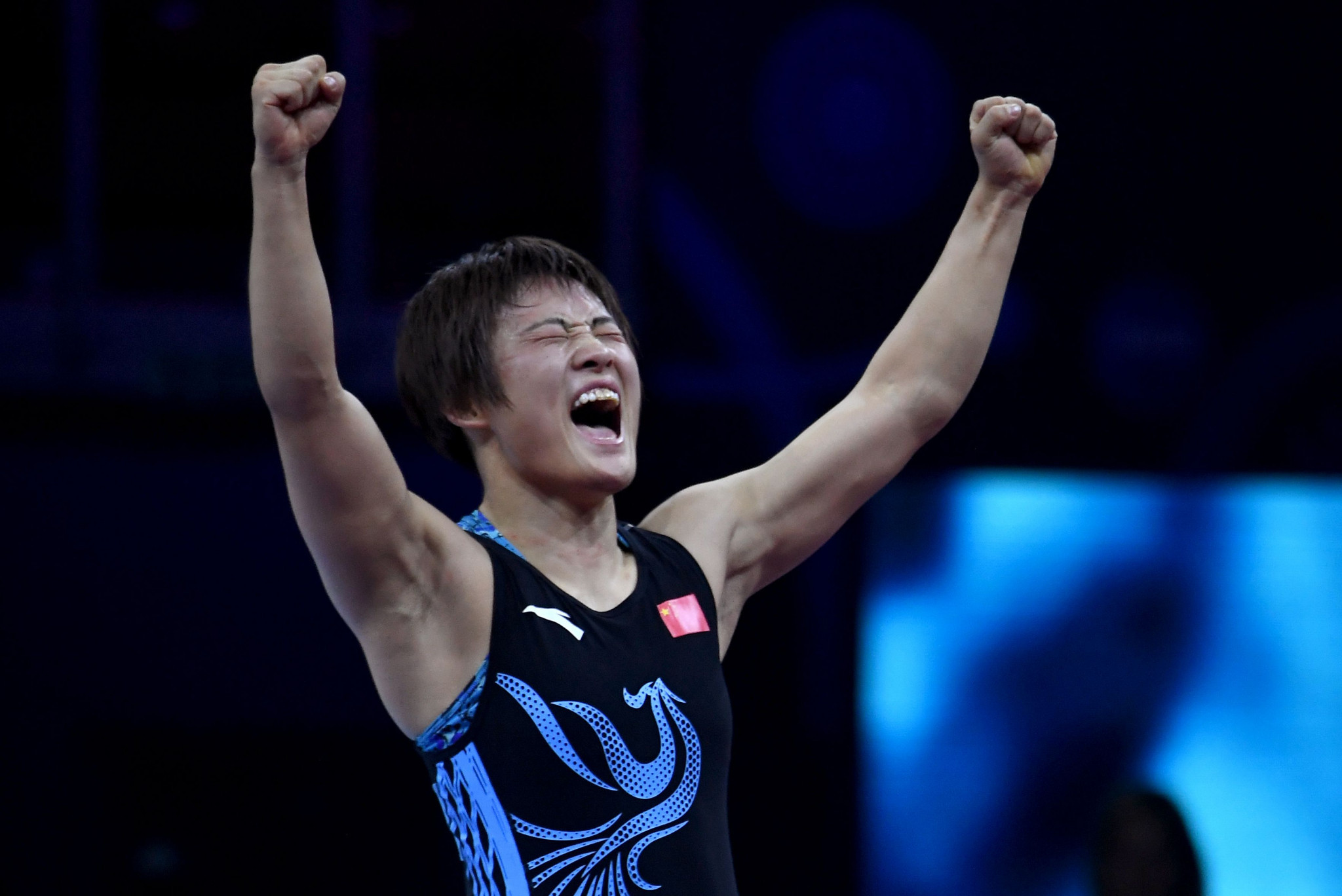 Rong Ningning helped China to the women's team title ©Getty Images