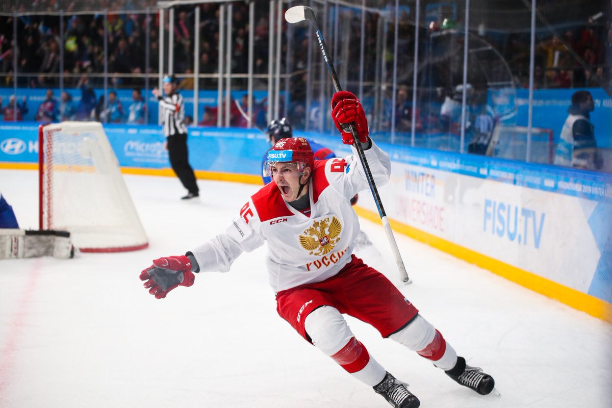 The round robin stage in ice hockey continued ©Krasnoyarsk 2019