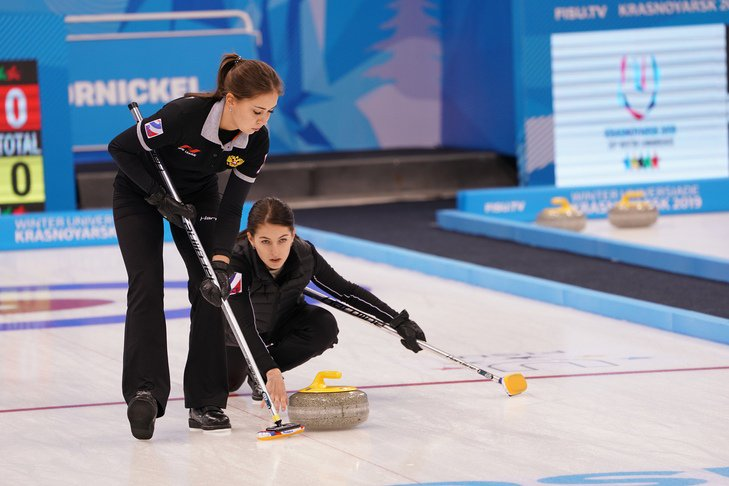 Preliminary matches began in curling ©Krasnoyarsk 2019