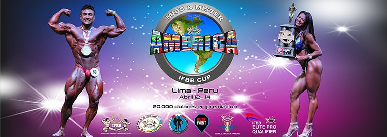 Lima will host the Miss & Mister IFBB Cup before the sports appear at the Pan American Games in Peru's capital ©IFBB