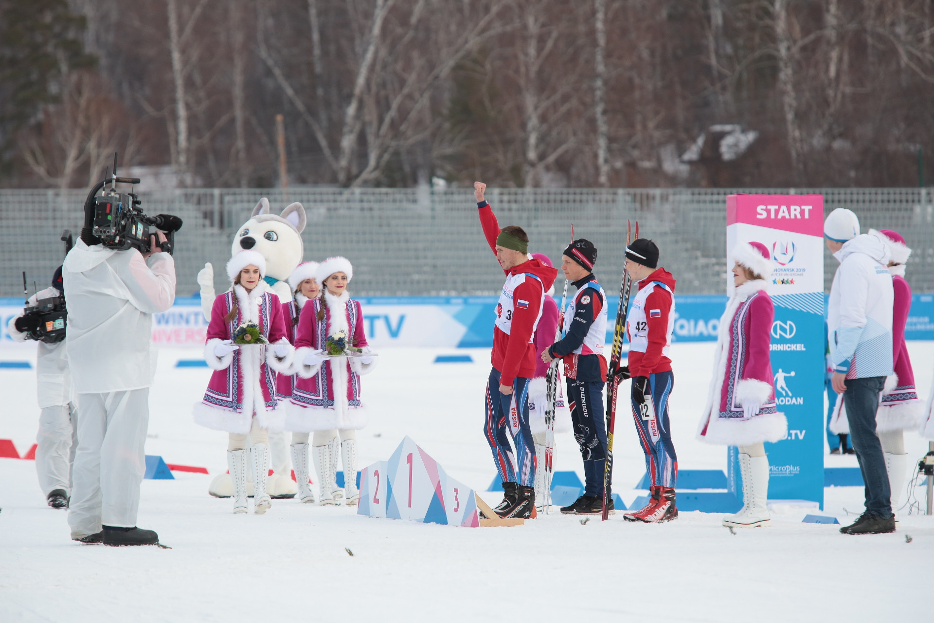 Russia's Vladislav Kiselev won the first Winter Universiade ski orienteering gold medal ©Krasnoyarsk 2019