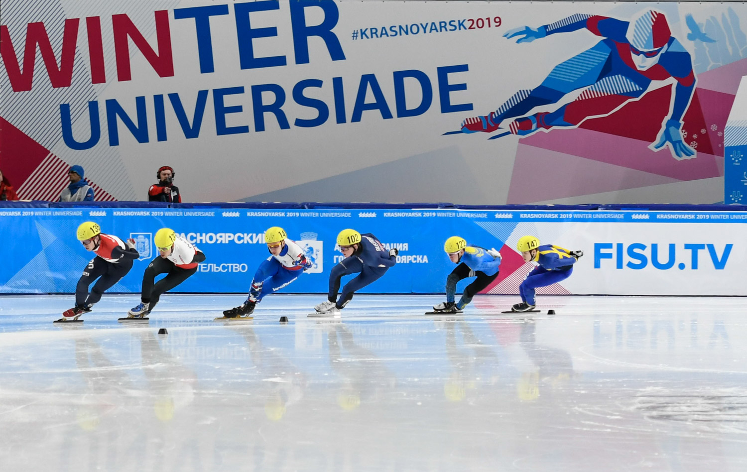 China's An snatches short track gold as South Korean team-mates collide at Winter Universiade