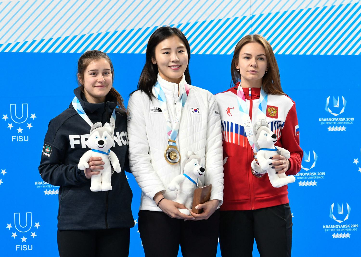 Kim A-lang won the women's 1,500m title ©Krasnoyarsk 2019