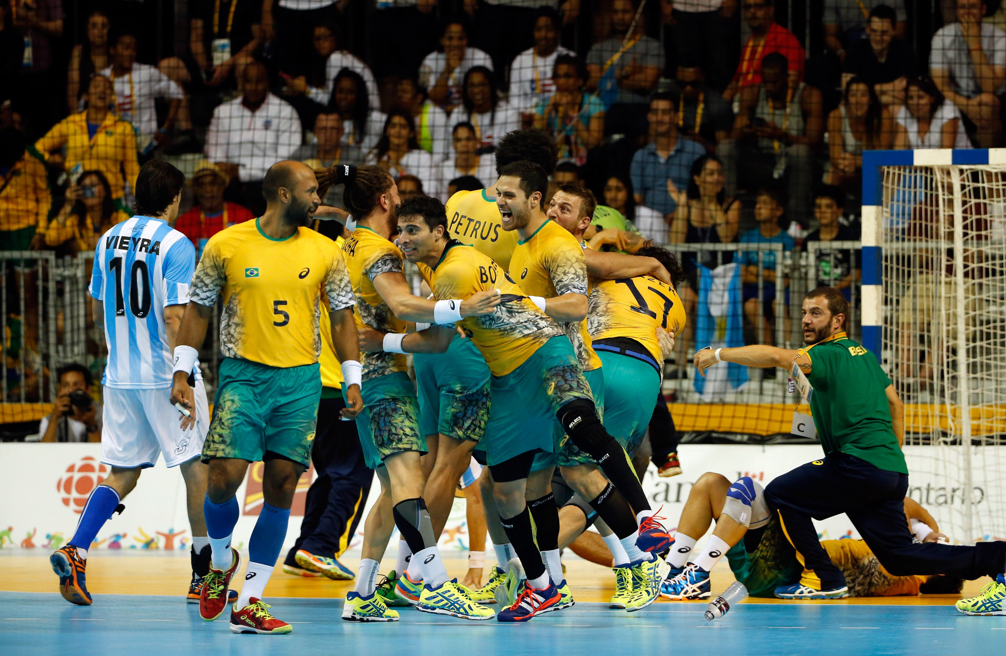 Brazil won both the men's and women's handball titles at the Toronto 2015 Pan American Games ©Getty Images