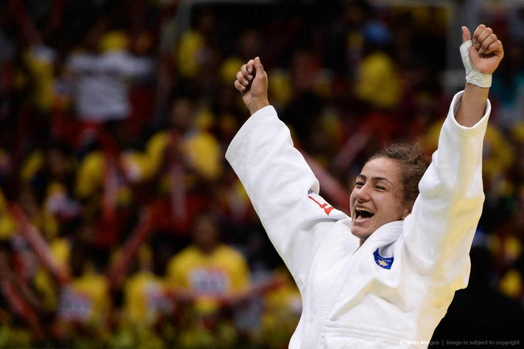 Two-time world judo champion Majlinda Kelmendi is Kosovo's best hope of a gold medal at Rio 2016, having been forced to compete for neighbouring Albania at London 2012, when she was knocked out in the first round 