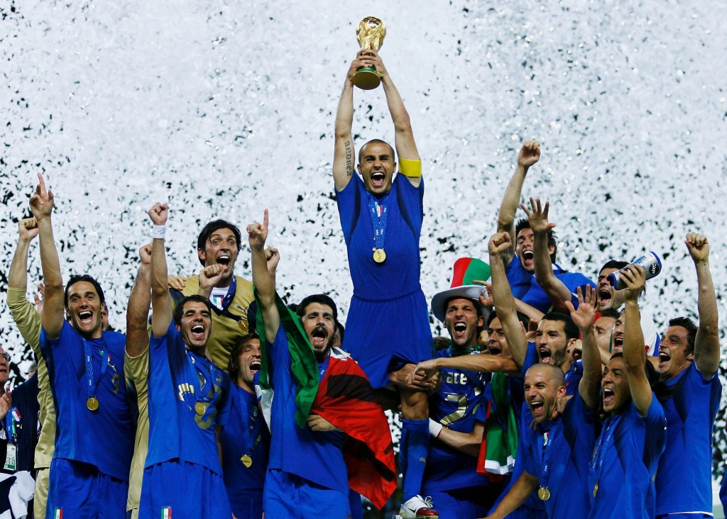 Italy eventually won the 2006 World Cup in Germany after beating France in the final on penalties ©Getty Images