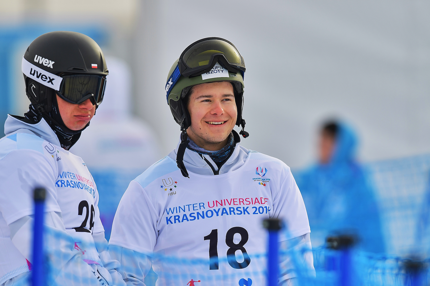 Oskar Kwiatowski triumphed in the men's parallel giant slalom competition ©Krasnoyarsk 2019