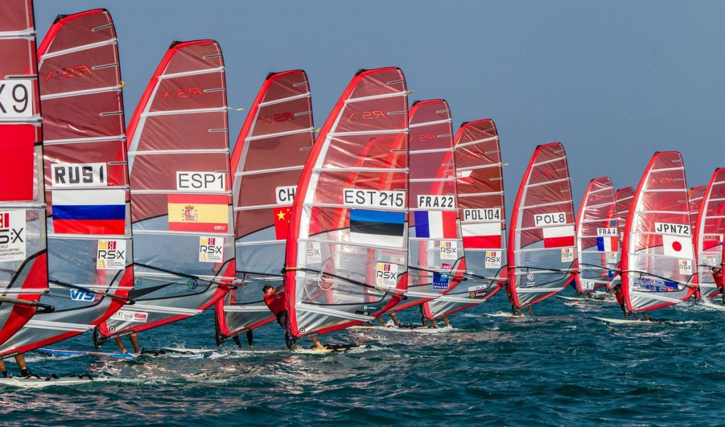 France's Pierre Le Coq and Poland's Malgorzata Bialecka lead the men's and women's gold fleets after the third day of action