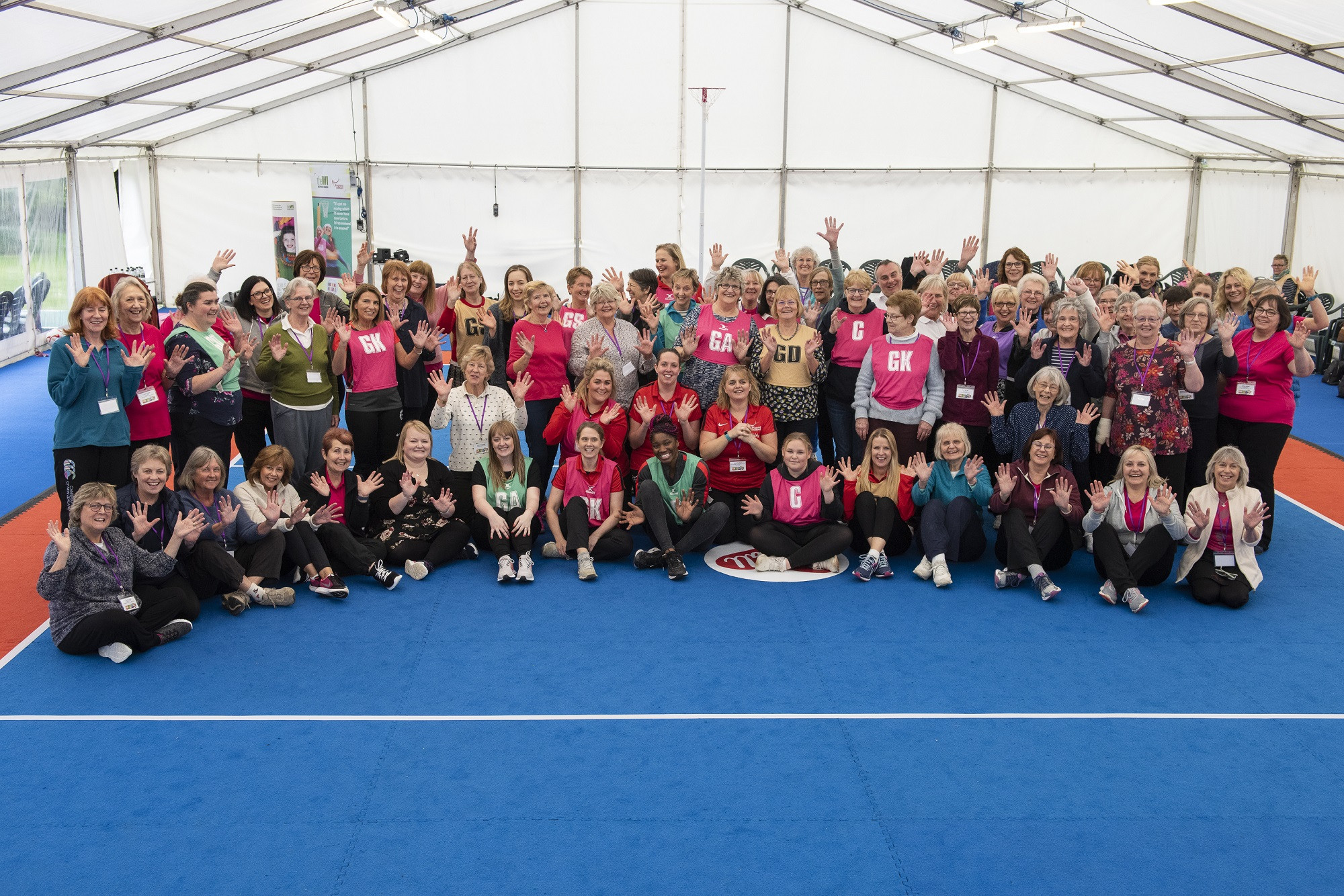 A celebration event was held in Oxfordshire ©England Netball