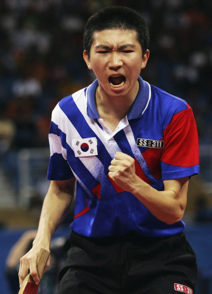 South Korea's Athens 2004 table tennis champion Ryu Seung Min is another contender ©Getty Images