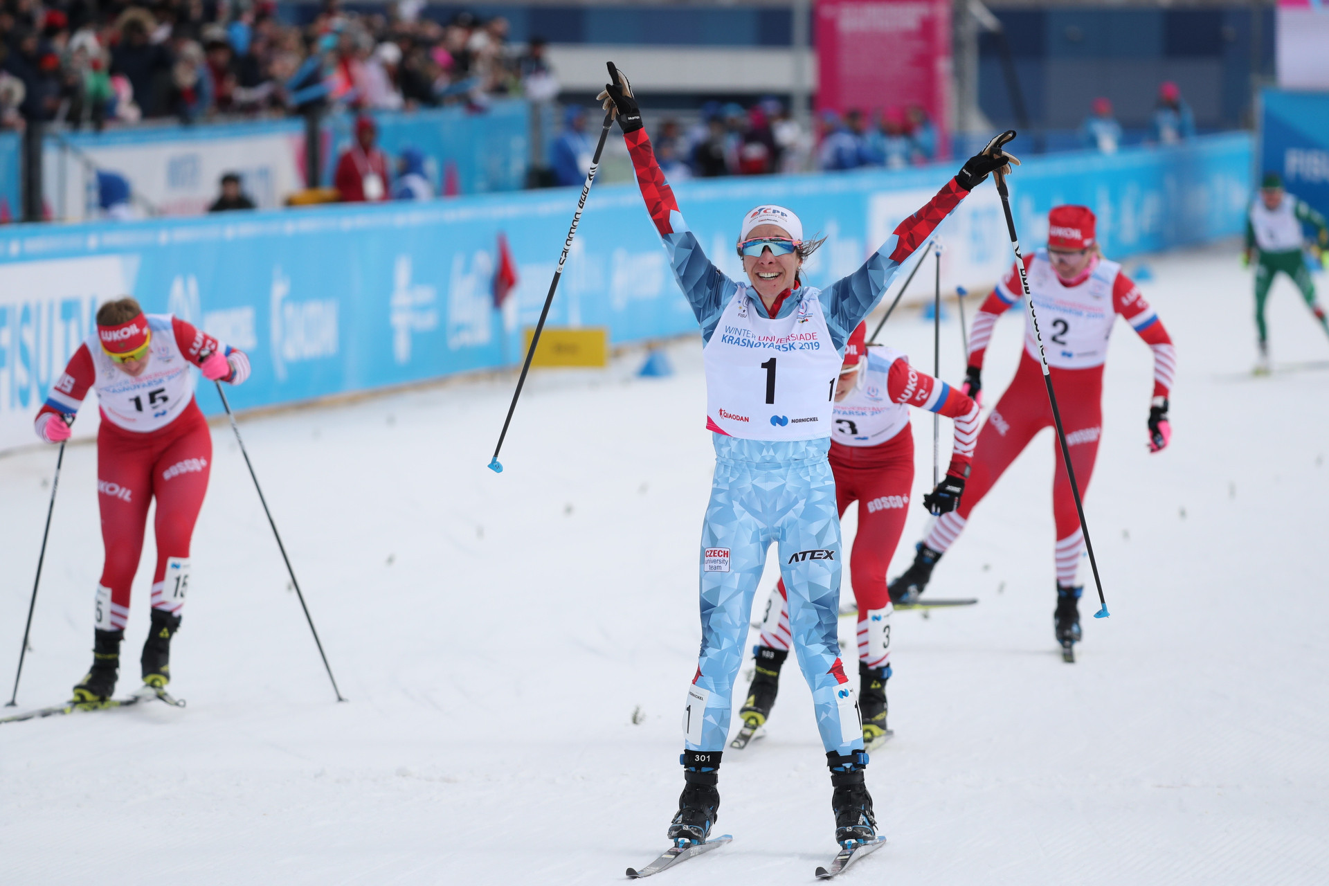 Czech skier Hyncicova ends Russian cross-country domination at Krasnoyarsk 2019 Winter Universiade