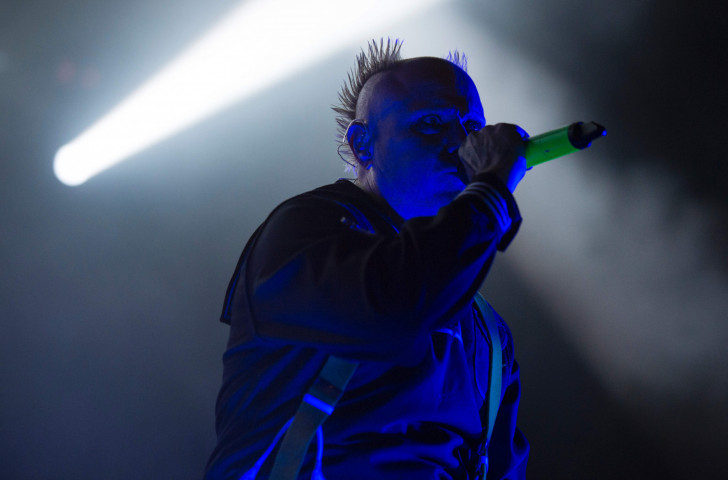 The late Keith Flint, front-man of The Prodigy, performing in Denmark in 2017 ©Getty Images  
