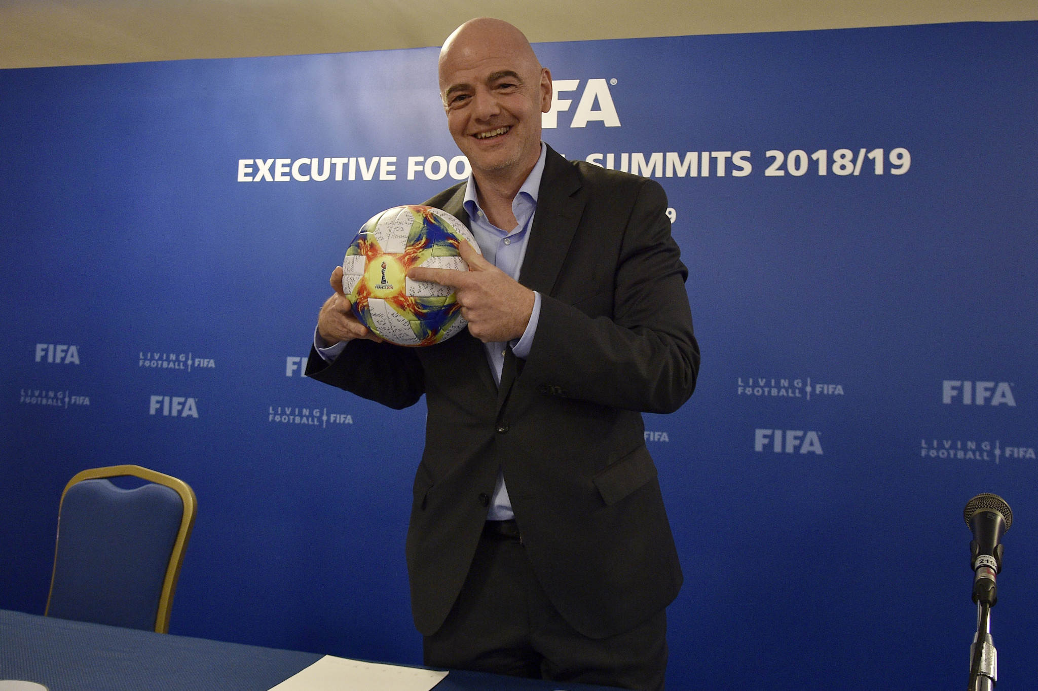 Gianni Infantino is a supporter of an expanded World Cup in 2022 ©Getty Images
