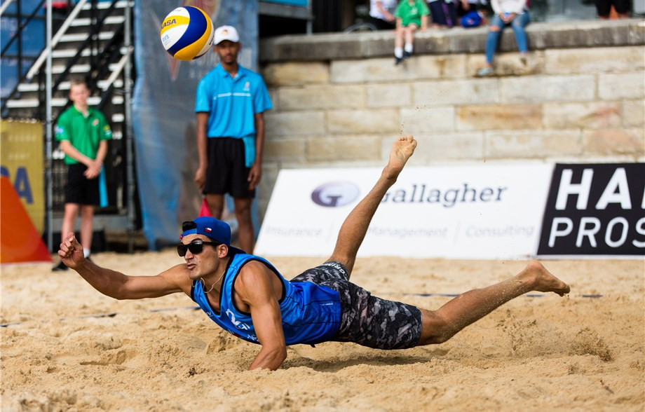 Chile's Grimalt brothers, second seeds for the FIVB Beach Volleyball World Tour event in Sydney, have made a strong start ©FIVB