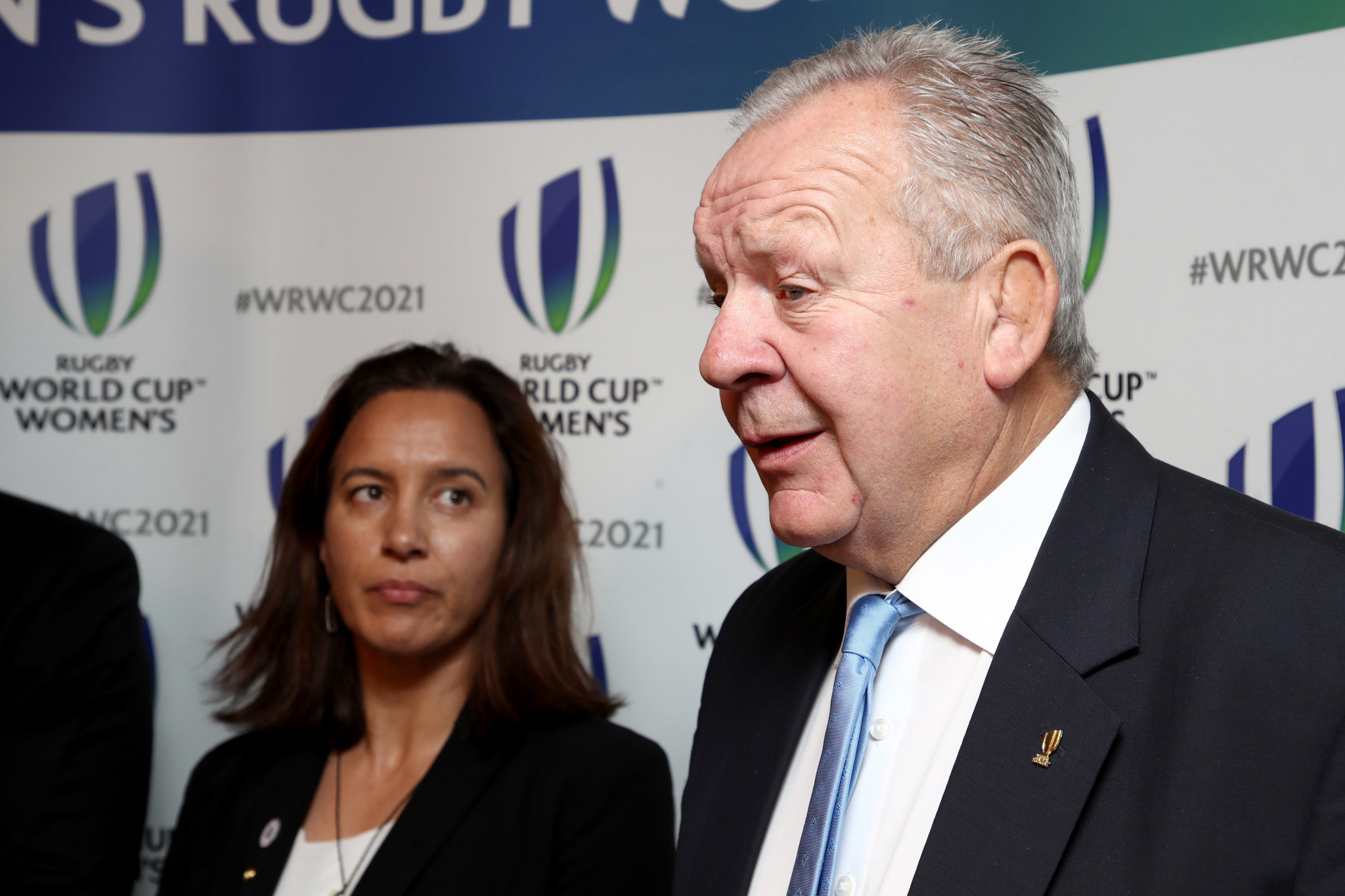 World Rugby chairman Sir Bill Beaumont congratulated the recipients of the scholarships ©Getty Images