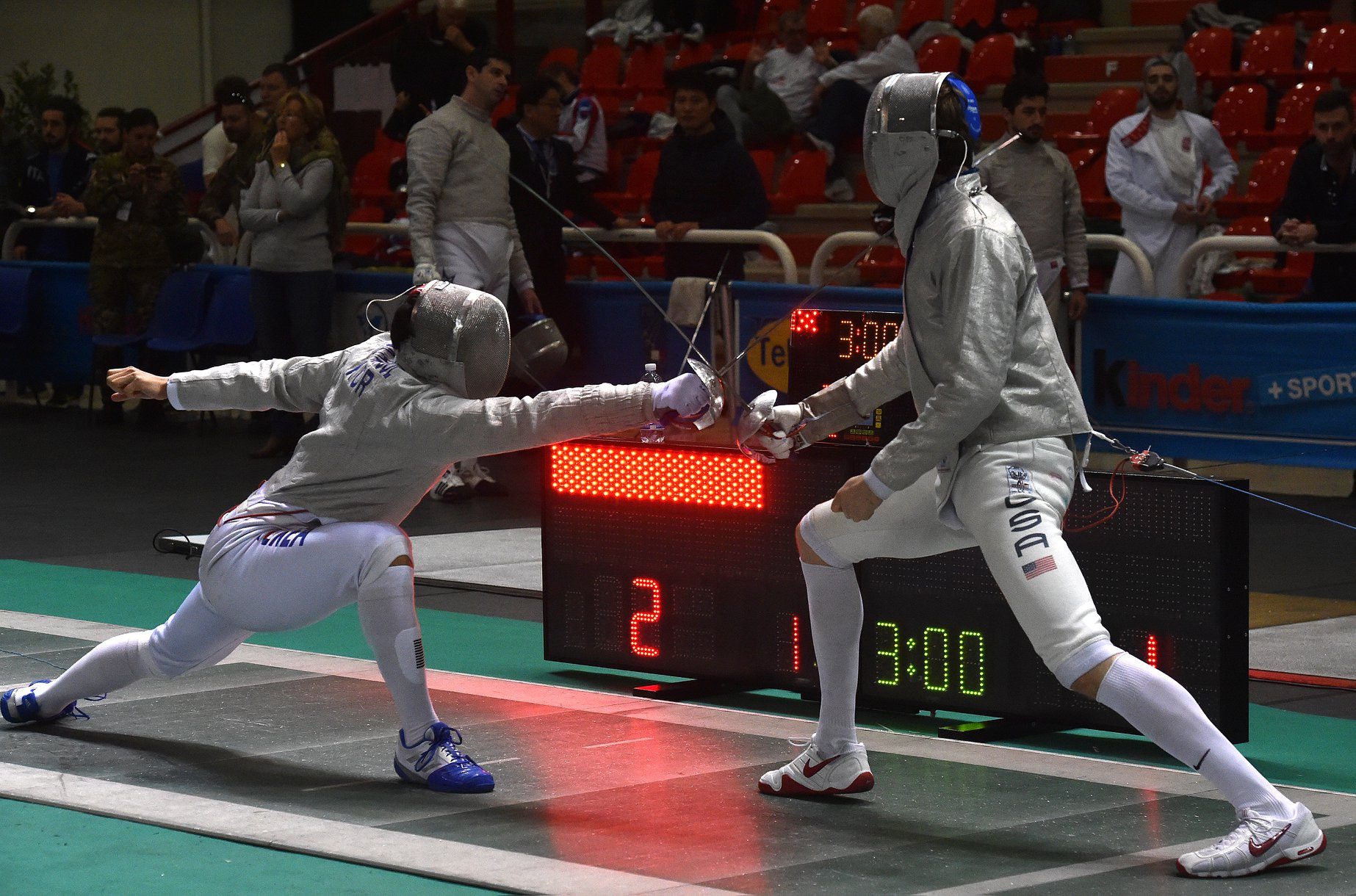 Competition also got underway at the FIE Men's Sabre World Cup in Padoue in Italy ©Trifiletti/Bizzi Team/FIE/Facebook