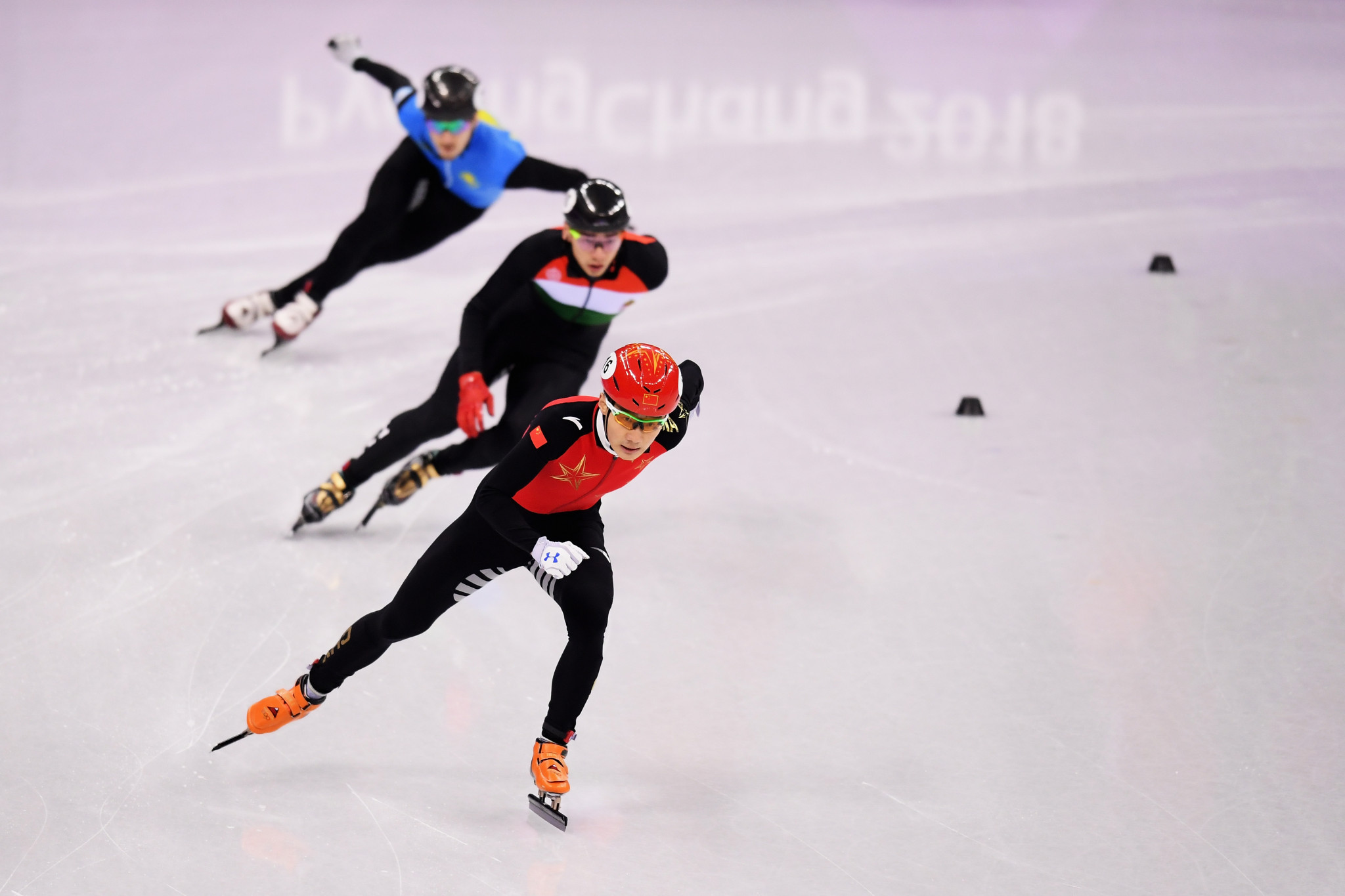 Olympic 500 metres champion Wu Dajing endured a difficult start to the World Short Track Speed Skating Championships ©Getty Images