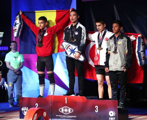 The Vietnam lifter dominated all three podiums ©IWF