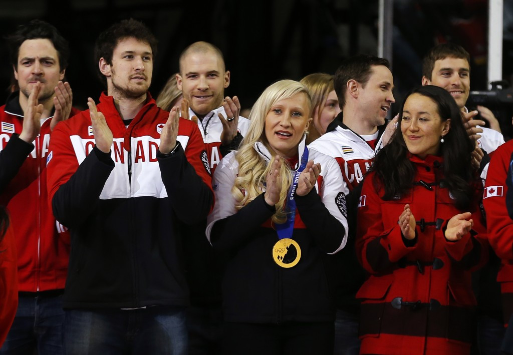 Kaillie Humphries was the first woman to pilot a mixed gender four-man team last November