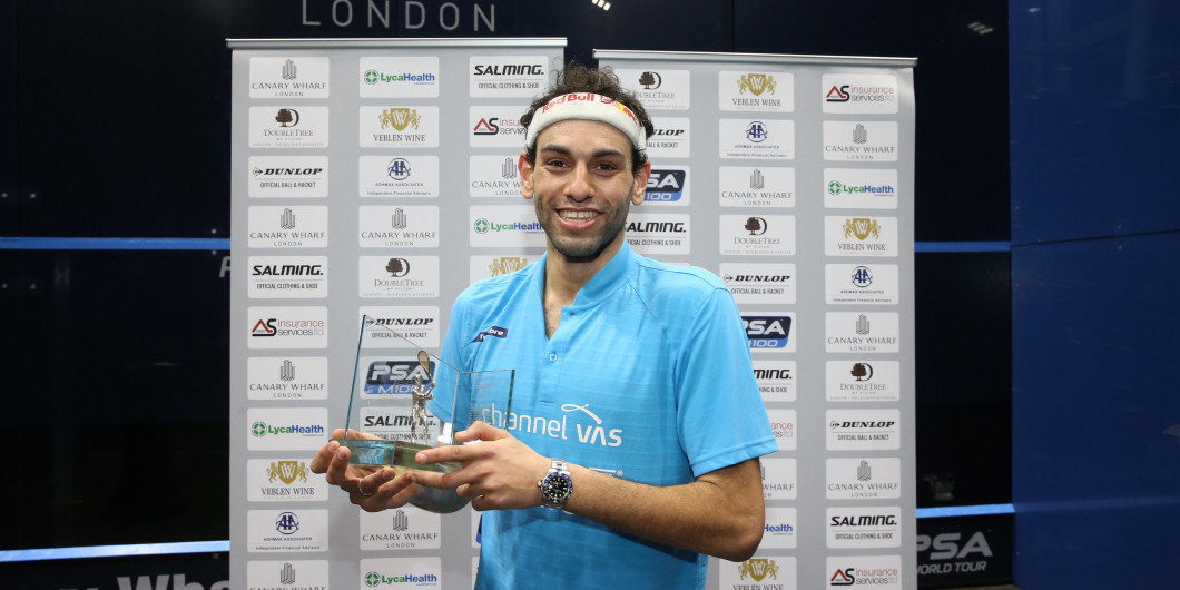 Elshorbagy out to banish World Championship demons at PSA Canary Wharf Classic
