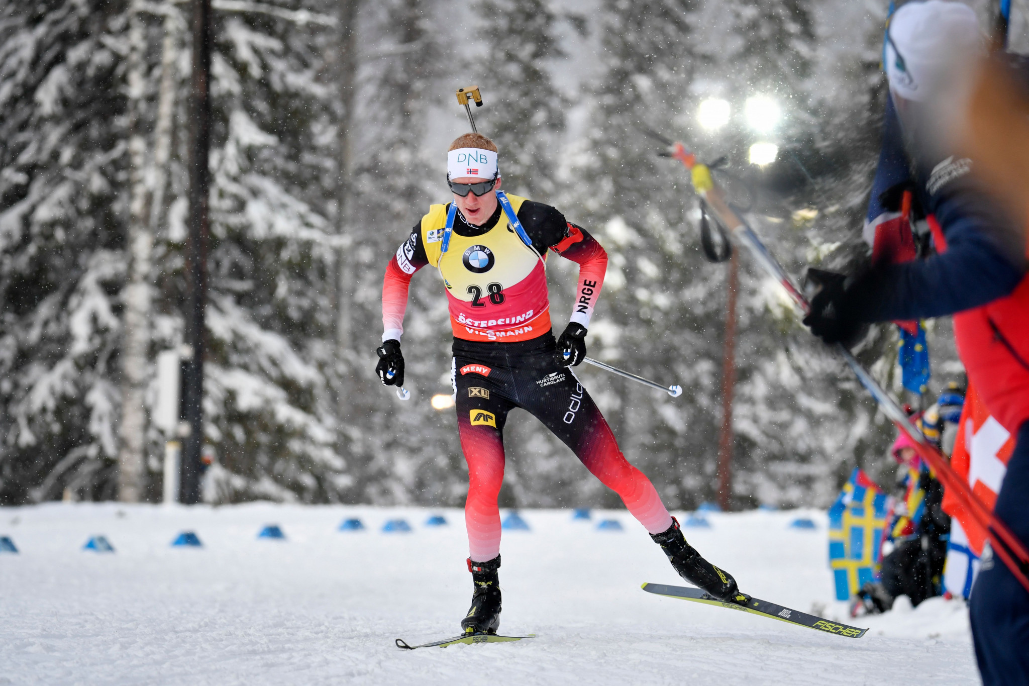 Norway's Johannes Thingnes Bø secured his second gold medal of the International Biathlon Union World Championships ©Getty Images