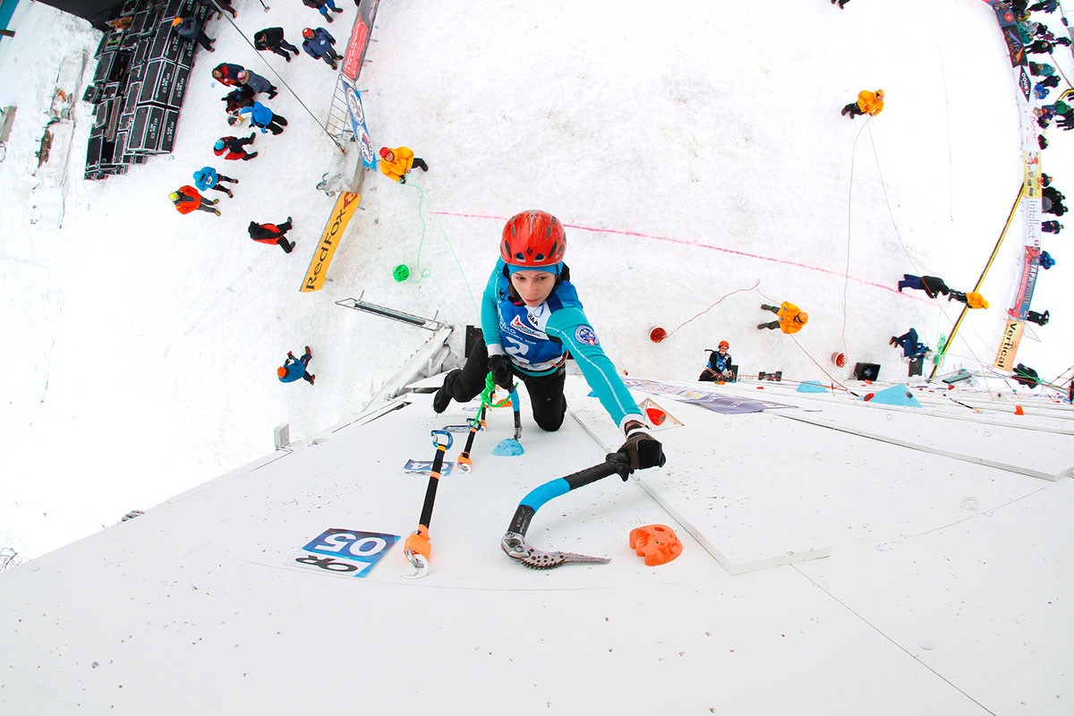 The medals were won and lost today at the Ice Climbing World Championships in Kirov, Russia ©UIAA