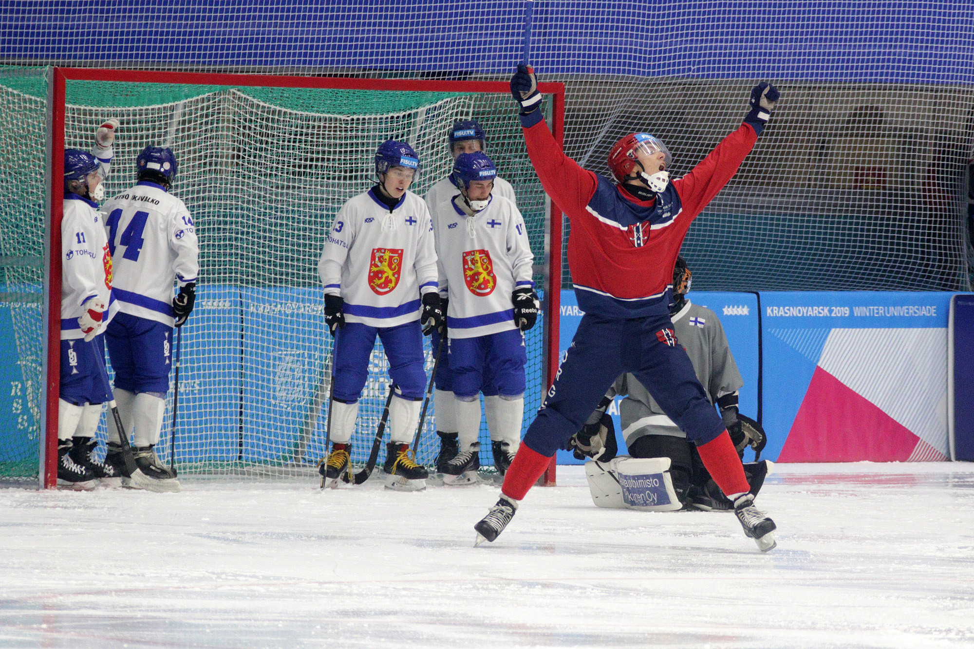 Norway took the bandy bronze medal following their victory against Finland ©Krasnoyarsk 2019