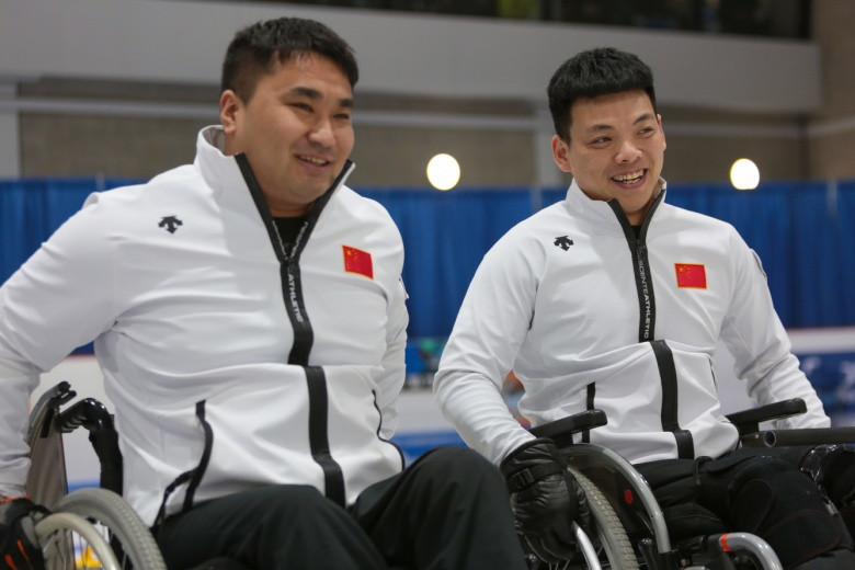 Paralympic curling champions China added the world title in Stirling today ©World Curling