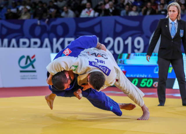 Benjamin Fletcher earned his country's second Grand Prix gold medal with a hard-fought win over openweight World Championships silver medallist Toma Nikiforov of Belgium ©IJF