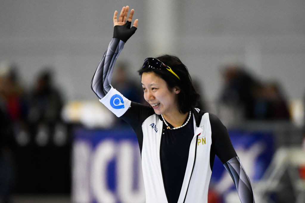 Japan’s Miho Takagi became the first to break 1min 50sec for the women's 1,500 metres at the ISU Speed Skating World Cup Final in Salt Lake City ©ISU