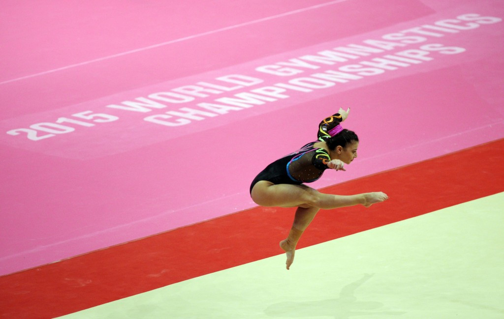 Britain's Claudia Fragapane was in superb form for her nation on the floor ©Getty Images