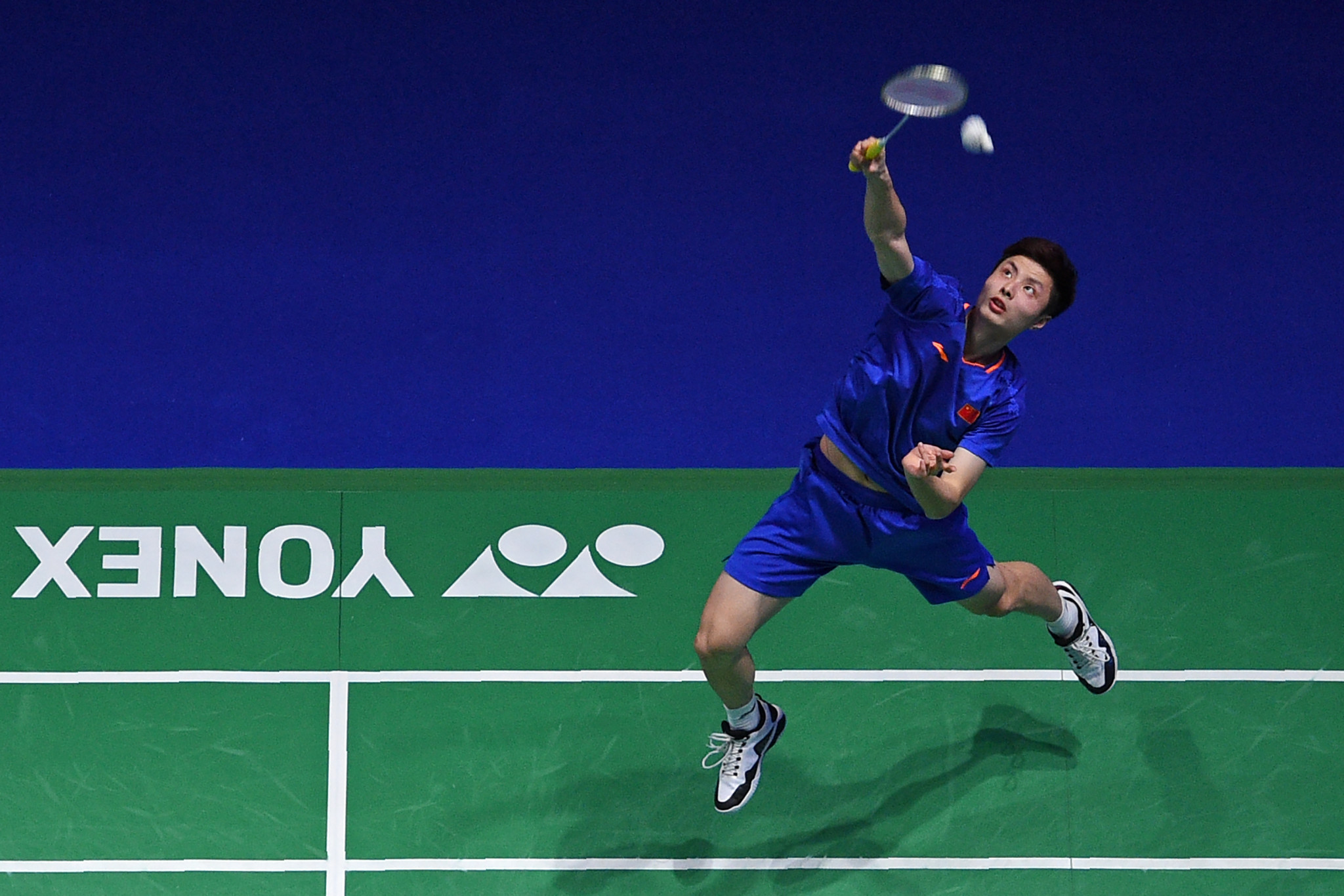 Shi Yuqi is the top men's seed in Switzerland after losing his All England crown this weekend ©Getty Images