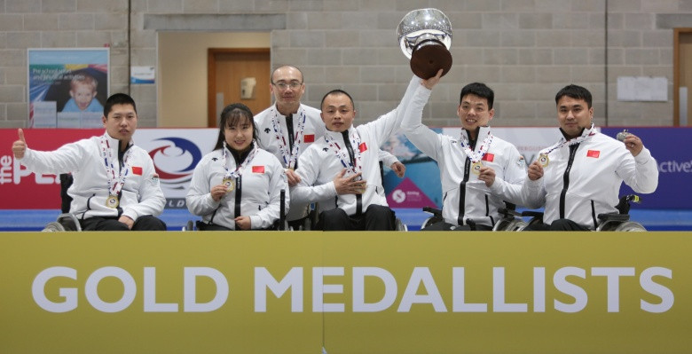 China added the world title to their Paralympic gold medals yesterday ©WCF