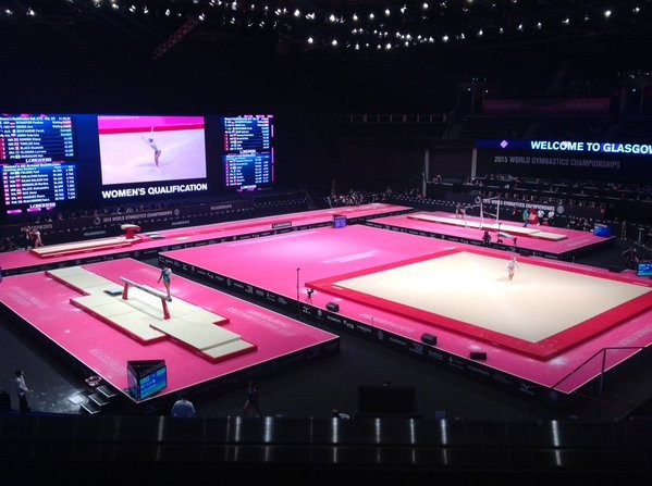 The first day of Glasgow 2015 was packed full of action ©WGC/Twitter