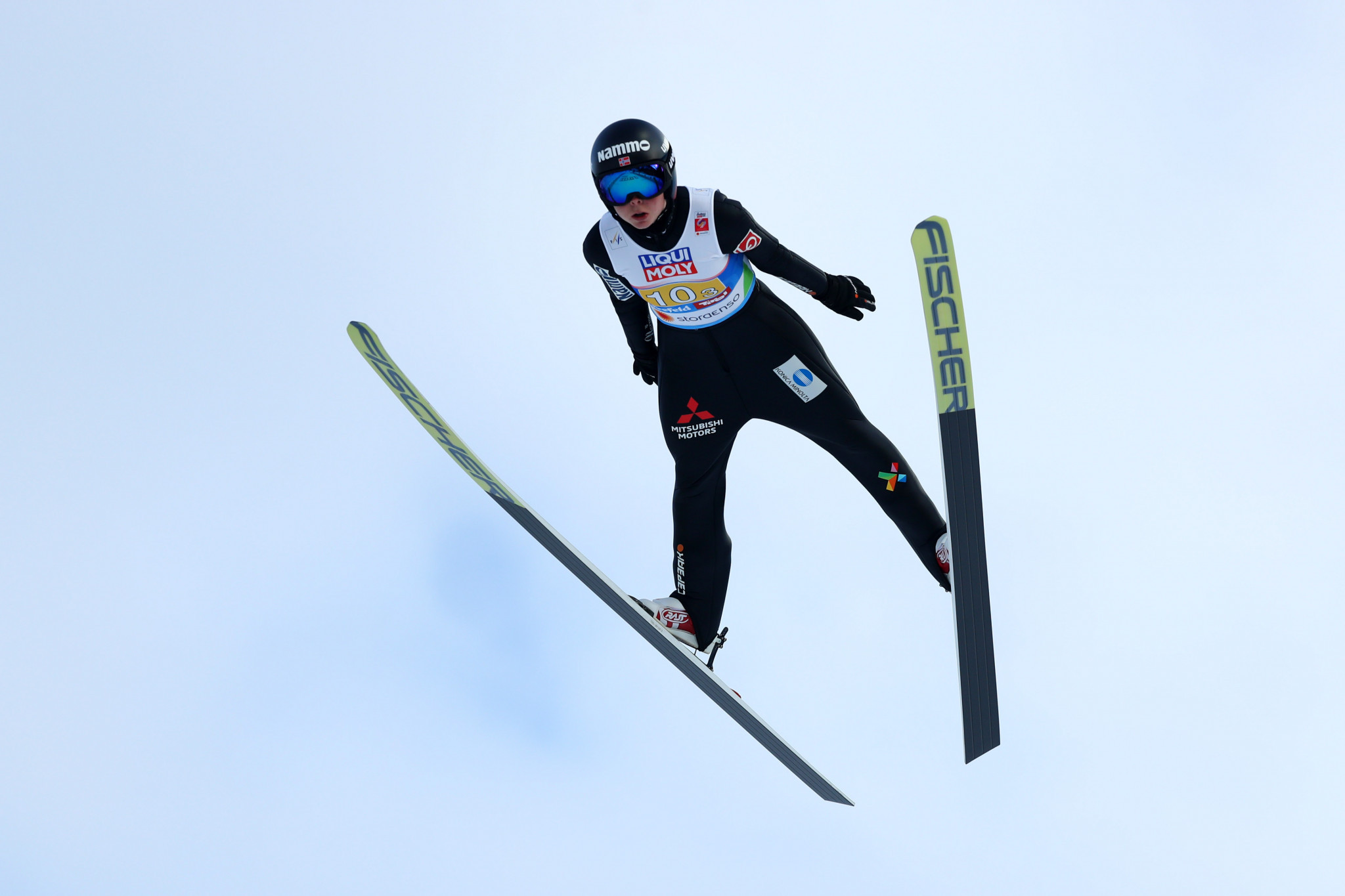 Maren Lundby topped women's qualification and leads the Raw Air ©Getty Images