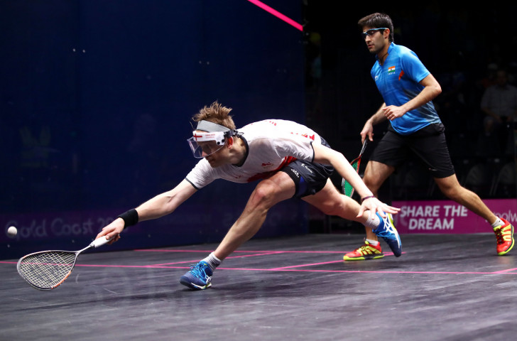 England's James Willstrop made his exit in the second round of the PSA Canary Wharf Classic ©PSA
