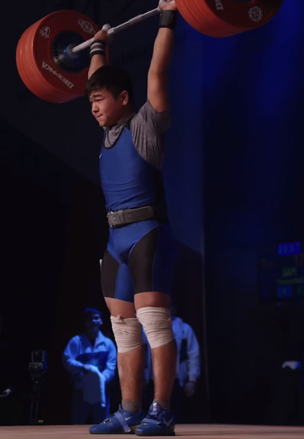 Kazakhstan's Yessenkeldi Sapi produced some outstanding lifting to easily claim the men’s 81 kilograms overall gold medal at the IWF Youth World Championships in Las Vegas ©IWF/Facebook