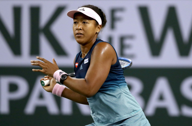 Japan's defending champion Naomi Osaka reached the fourth round at Indian Wells with a straight sets win over Danielle Collins of the United States ©Getty Images