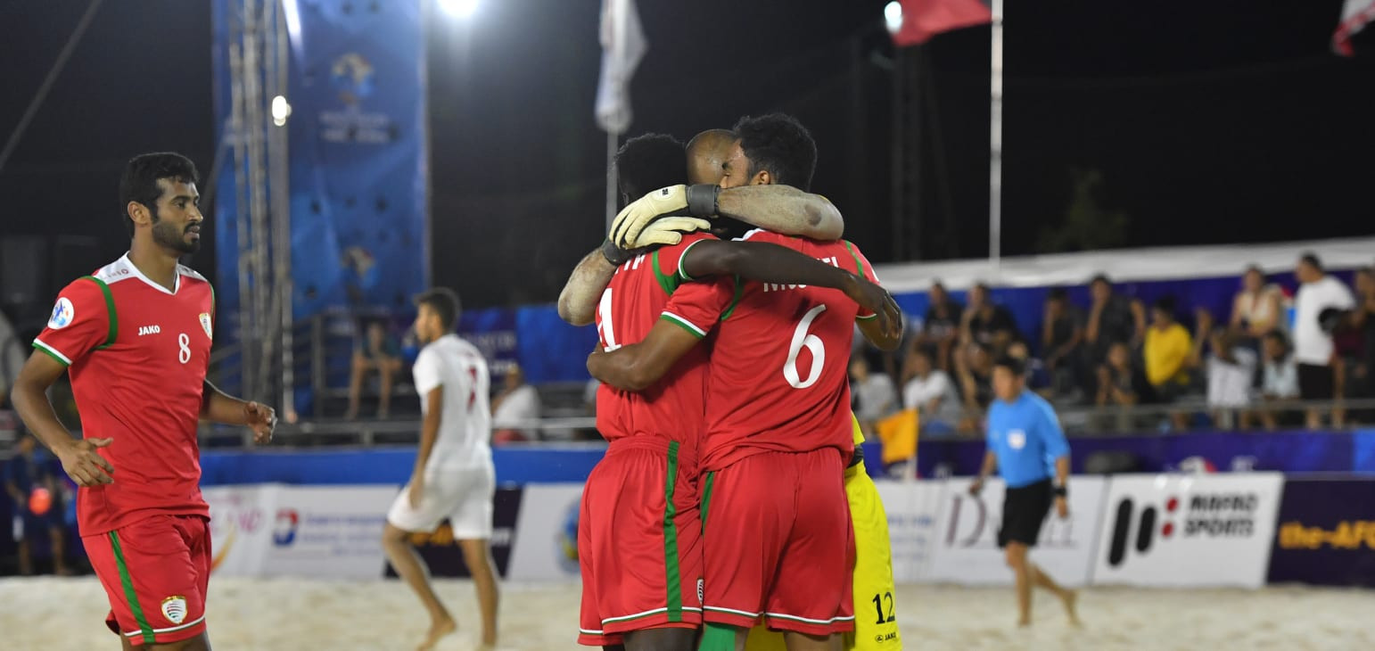 Oman beat holders Iran to secure top spot in Group D at AFC Beach Soccer Championship