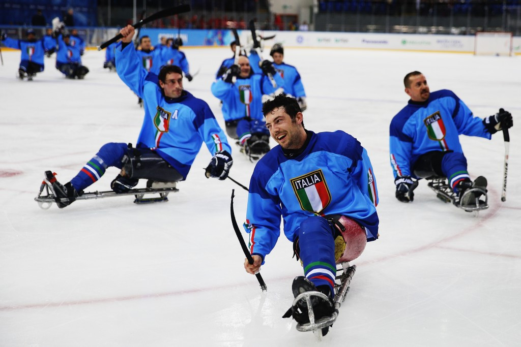 Italy secured their best-ever finish at an IPC Ice Sledge Hockey World Championships ©Getty Images